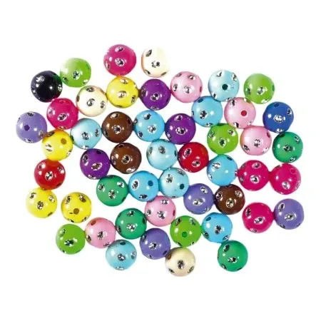 Junior crafty pearly kraft perlice polka miks 10mm 50k ( 137513 )