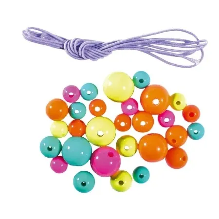 Junior crafty pearly kraft perlice set sa trakicom neon miks 72k ( 137521 )