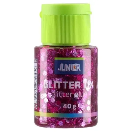 Junior glitter tix lepak sa šljokicama 40g ljubičasta ( B2C04839 )