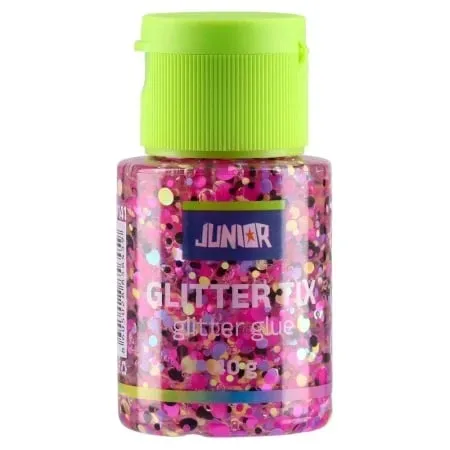Junior glitter tix lepak sa šljokicama 40g roze ( B2C04840 )