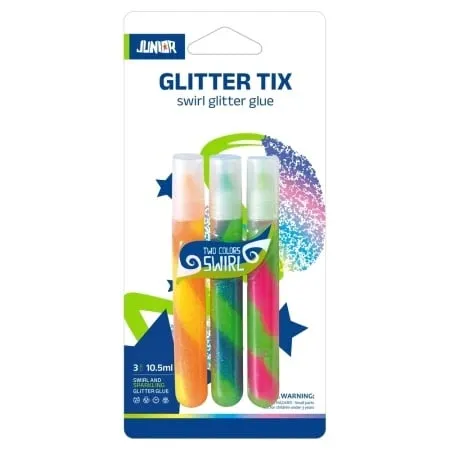 Junior glitter tix lepak sa šljokicama swirl 3k ( 131155 )