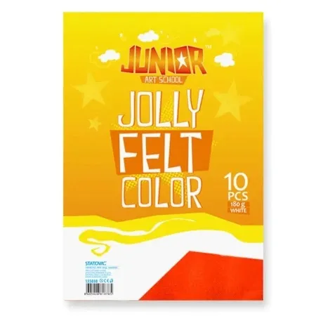 Junior jolly color felt fini filc a4 10k - odaberite nijansu crvena ( 135030 )