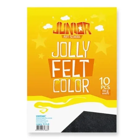 Junior jolly color felt fini filc a4 10k - odaberite nijansu crna ( 135070 )
