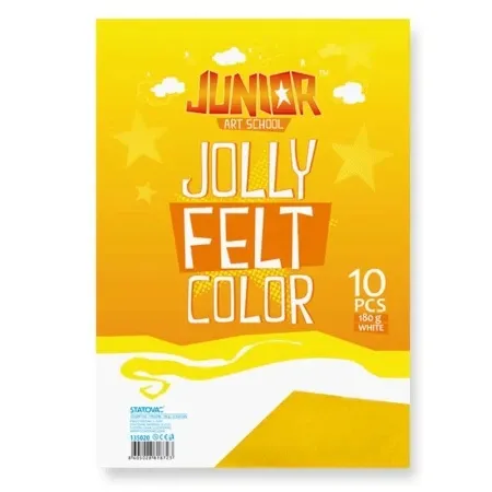 Junior jolly color felt fini filc a4 10k - odaberite nijansu žuta ( 135020 )