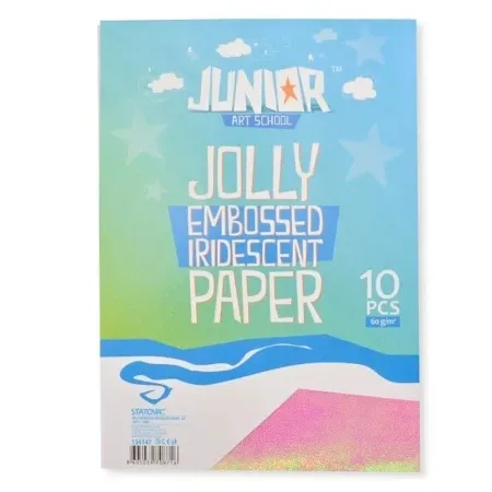 Junior jolly embossed iridescent paper sjajni papir a4 10k - odaberite nijansu roze ( 136147 )