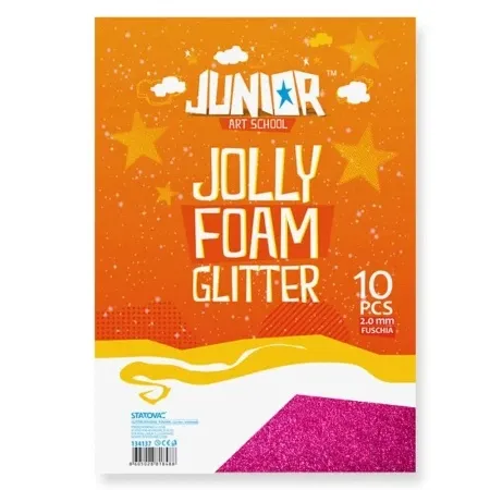 Junior jolly glitter foam eva pena sa šljokicama a4 10k - odaberite nijansu roze ( 134137 )
