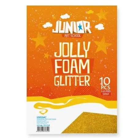 Junior jolly glitter foam eva pena sa šljokicama a4 10k - odaberite nijansu zlatna ( 134190 )