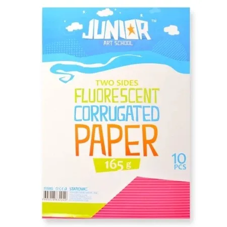 Junior jolly waves karton rebrasti a4 10k - odaberite nijansu neon roze ( 133182 )