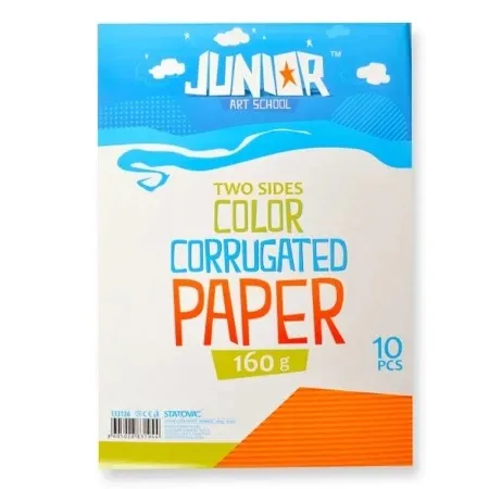 Junior jolly waves karton rebrasti a4 10k - odaberite nijansu narandžasta ( 133126 )