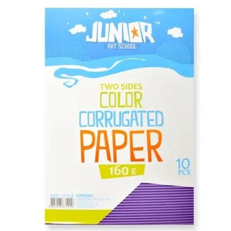 Junior jolly waves karton rebrasti a4 10k - odaberite nijansu ljubičasta ( 133157 )