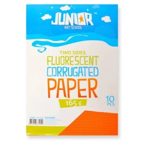 Junior jolly waves karton rebrasti a4 10k - odaberite nijansu neon narandžasta ( 133181 )