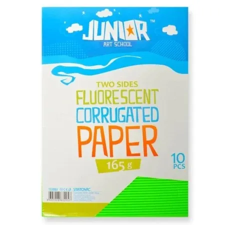 Junior jolly waves karton rebrasti a4 10k - odaberite nijansu neon zelena ( 133183 )