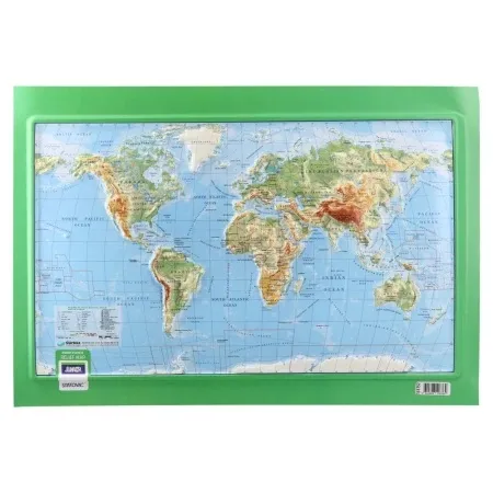 Junior mount everest reljefasta mapa a3 svet zelena ( B2C04879 )