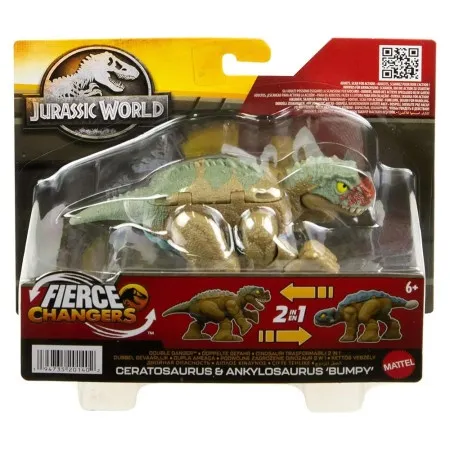 Jurassic World Fierce changers 2u1 Ceratosaurus&Ankylosaurus ( 1042955 )