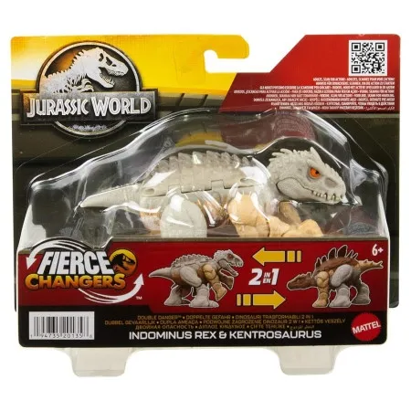 Jurassic World Fierce changers 2u1 Indominus rex&Kentrosaurus ( 1042956 )