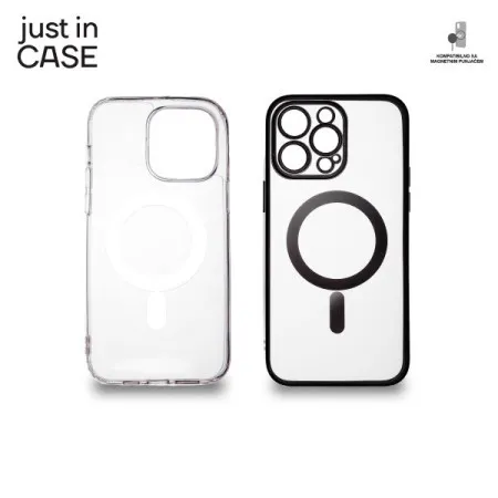 Just in case 2u1 extra case mag mix paket crni za iPhone 14 pro max ( MAG111BK )