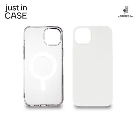 Just in case 2u1 extra case mag mix plus paket beli za iPhone 14 plus ( MAGPL109WH )