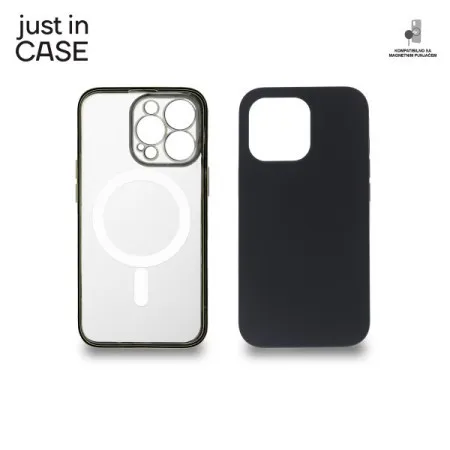 Just in case 2u1 extra case mag mix plus paket crni za iPhone 13 pro ( MAGPL106BK )