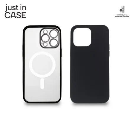 Just in case 2u1 extra case mag mix plus paket crni za iPhone 14 pro max ( MAGPL111BK )