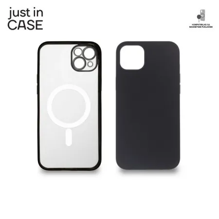 Just in case 2u1 extra case mag mix plus paket crni za iPhone 14 plus ( MAGPL109BK )