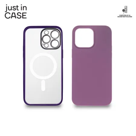 Just in case 2u1 extra case mag mix plus paket ljubičasti za iPhone 14 Pro Max ( MAGPL111PR )