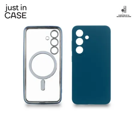 Just in Case 2u1 Extra case MAG MIX PLUS paket PLAVI za Samsung S25 ( MAGPL235BL )