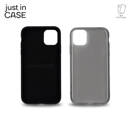 Just in case 2u1 extra case mix paket crni za iPhone 11 ( MIX102BK )