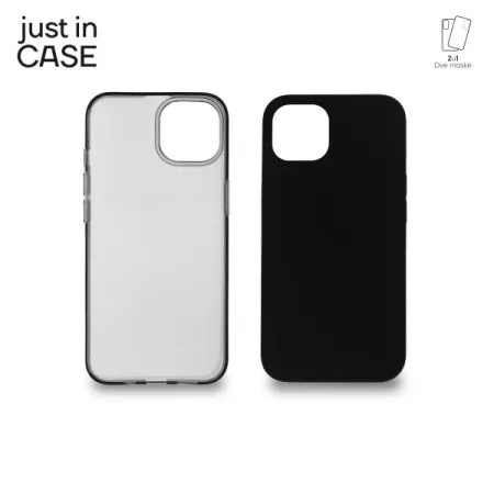 Just in Case 2u1 Extra case MIX paket CRNI za iPhone 13 ( MIX104BK )