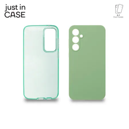 Just in case 2u1 extra case mix paket maski za telefon Samsung S23 FE zelena ( MIX223GN )