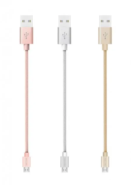 Kabal USB micro jellico GS-03 0.3M 3.1A gold ( 010-0387 )