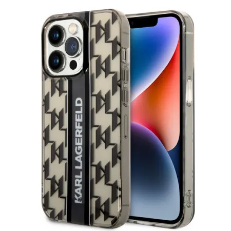 Karl Lagerfeld futrola za iPhone 14 pro max mono vertical stripe black ( KLHCP14XHKLSPCK )