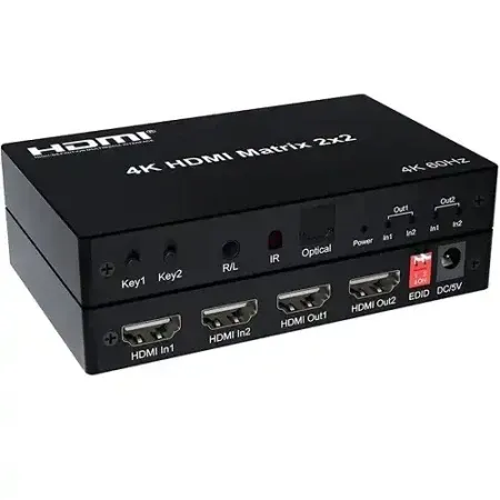 Kettz HM-K252 60Hz HDMI swich 4K Matrix 2x2