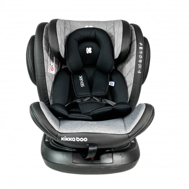 KikkaBoo autosedište (0-36 kg) stark isofix light grey ( KKB70026 )