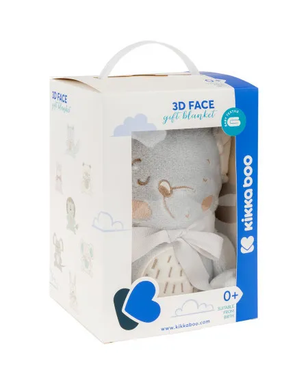 KikkaBoo bebi ćebence sa 3D vezom 75x100 Joyful Mice ( KKB50111 )