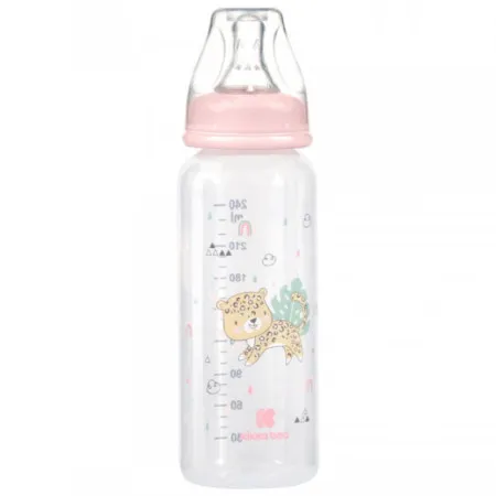 KikkaBoo flašica PP Savanna 240ml pink ( KKB22125 )