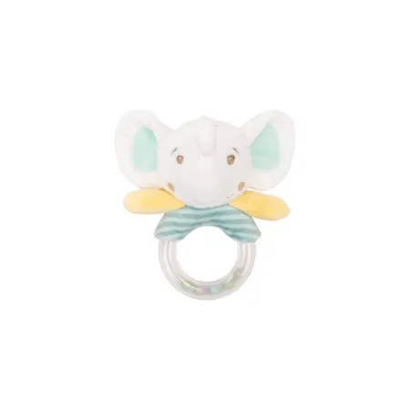 KikkaBoo igračka plišana zvečka Elephant Time ( KKB10328 )
