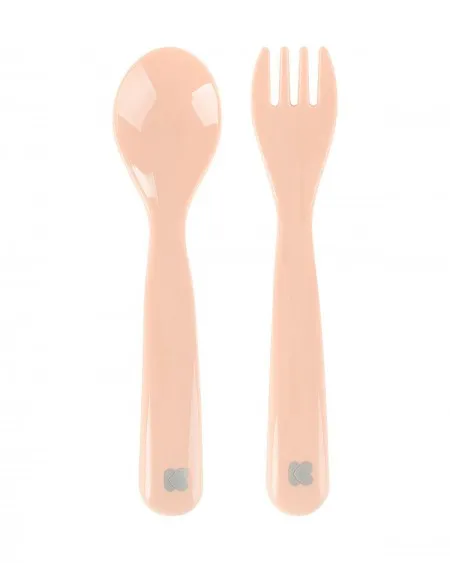 KikkaBoo set kašičica i viljuška PP glossy pink ( KKB40103 )