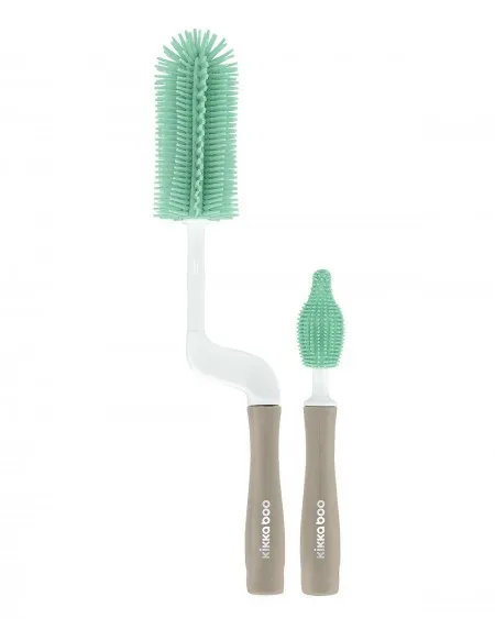 KikkaBoo set silikonskih čekti za čišćenje flašica i cucli 2 dela Mint ( KKB90077 )