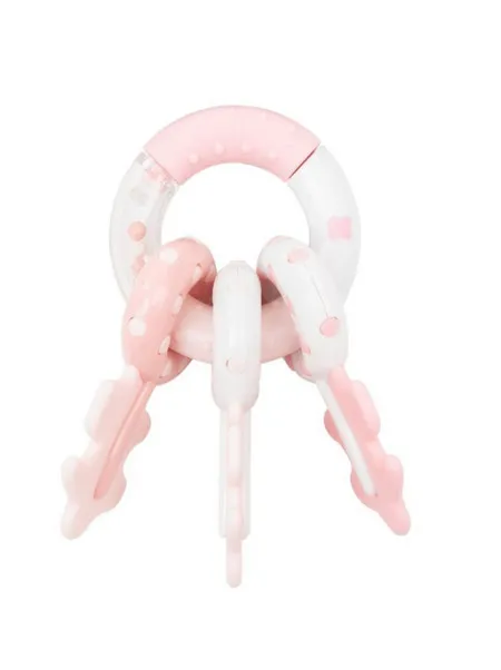 KikkaBoo silikonska glodalica Keys ring pink ( KKB50060 )