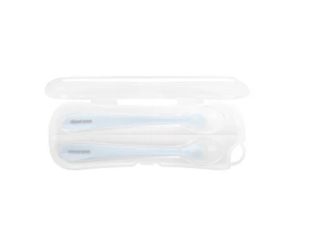 KikkaBoo silikonske kašičice u kutiji 2 kom blue ( KKB40132 )