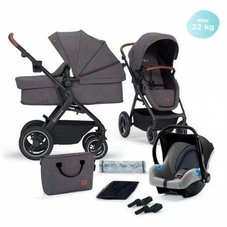 Kinderkraft b-tour kolica za bebe set 3u1 dark grey ( KSBTOU00DGR3 )