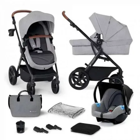 Kinderkraft kolica 3u1 a-tour (mink pro) light grey ( KSATOU00LG300I )