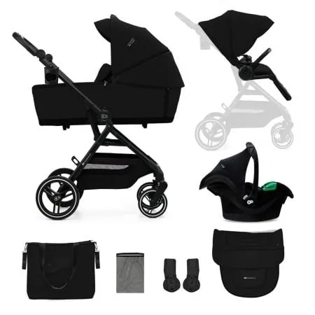 Kinderkraft kolica yoxi 3u1 mink pro pure black ( KSYOXI00BLK3000 )
