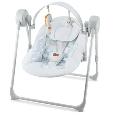 Kinderkraft stolica za ljuljanje swingee grey ( KBSWIN00GRY0000 )