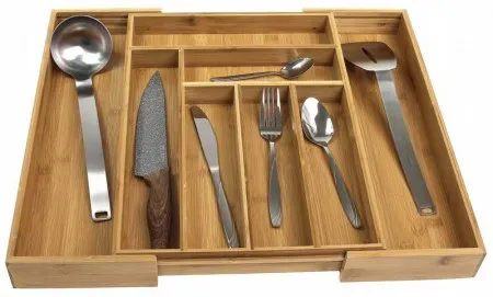 Kinghoff kh1501 umetak za escajg bambus podesivi za fioku 52x43cm