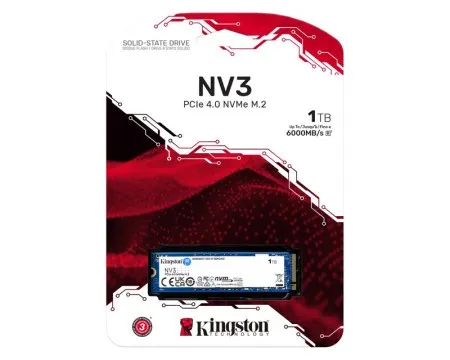 Kingston 1TB M.2 2280 NVMe SNV3S/1000G series NV3 SSD