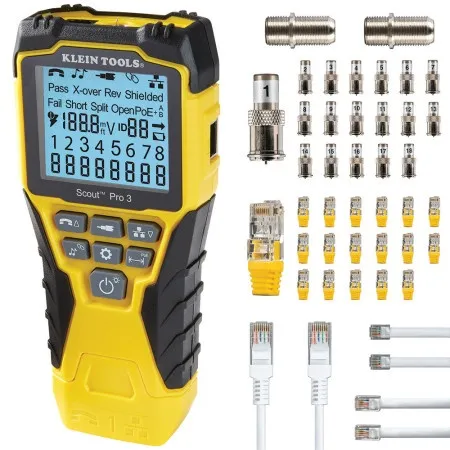 Klein tools Scout ® Pro 3 Kabl tester komplet za voice,data,video&amp; PoE ( vdv501-852 )
