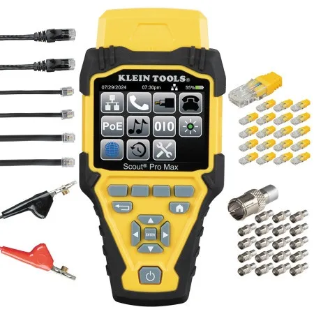 Klein tools Scout® Pro Max Tester mrežnih,tel&amp;coax kablova do 610m,10Gbe ( vdv501-770 )