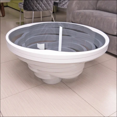 Klub sto Lara Beli 900x900x420 mm ( 800-584 )