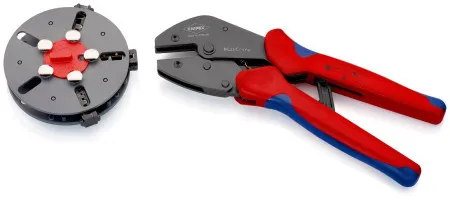 Knipex 97 33 01 MultiCrimp® klešta za stezanje sa rezervoarom za brzu izmenu 250 mm ( 97 33 01 )